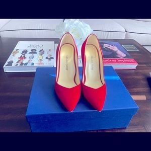 Sarah Flint Red Perfect Pump 100 Size 35
